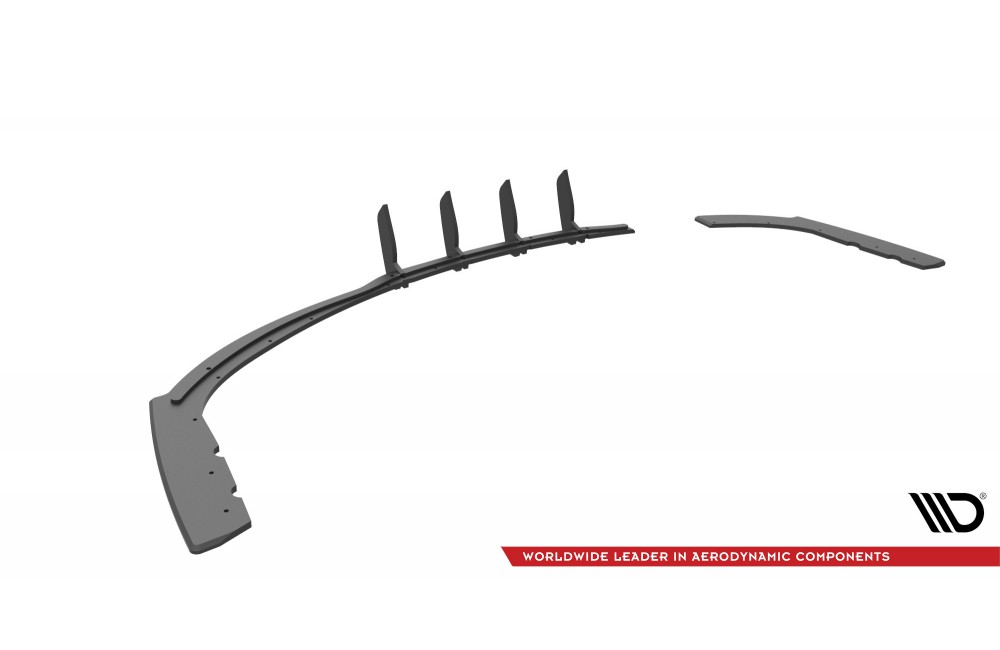 Street Pro Rear Diffuser BMW 2 M-Pack F22 - Black
