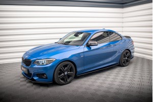 Street Pro Side Skirts Diffusers BMW 2 M-Pack F22 - Black Street Pro Side Skirts Diffusers BMW 2 M-Pack F22 - Black