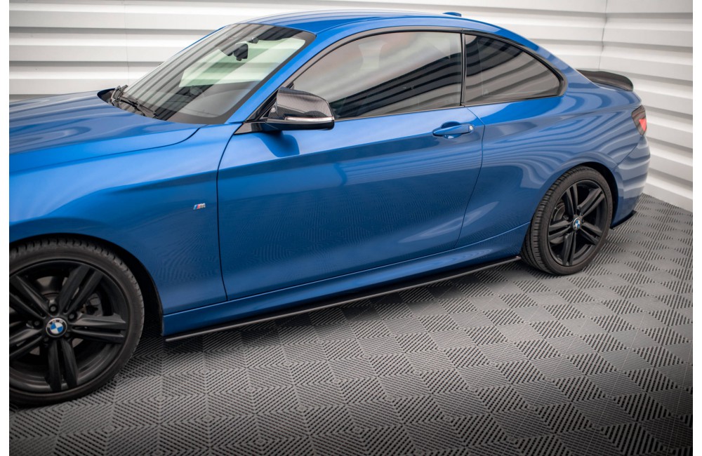 Street Pro Side Skirts Diffusers BMW 2 M-Pack F22 - Black Street Pro Side Skirts Diffusers BMW 2 M-Pack F22 - Black