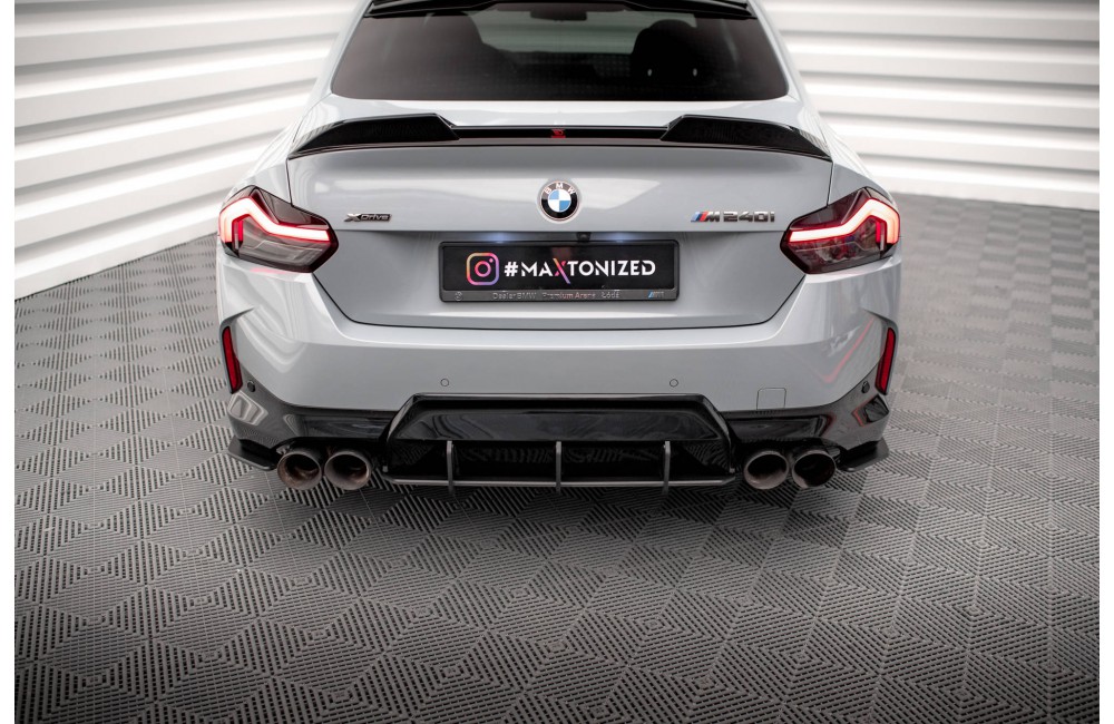 Street Pro Rear Diffuser BMW 2 Coupe M240i G42 - Black