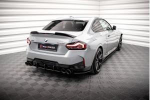 Street Pro Rear Side Splitters BMW 2 Coupe M240i G42 - Black