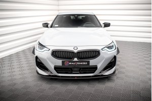 Street Pro Front Splitter BMW 2 Coupe M-Pack / M240i G42 - Black