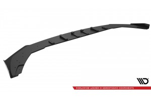 Street Pro Front Splitter + Flaps BMW 2 Coupe M-Pack / M240i G42 - Black + Gloss Flaps