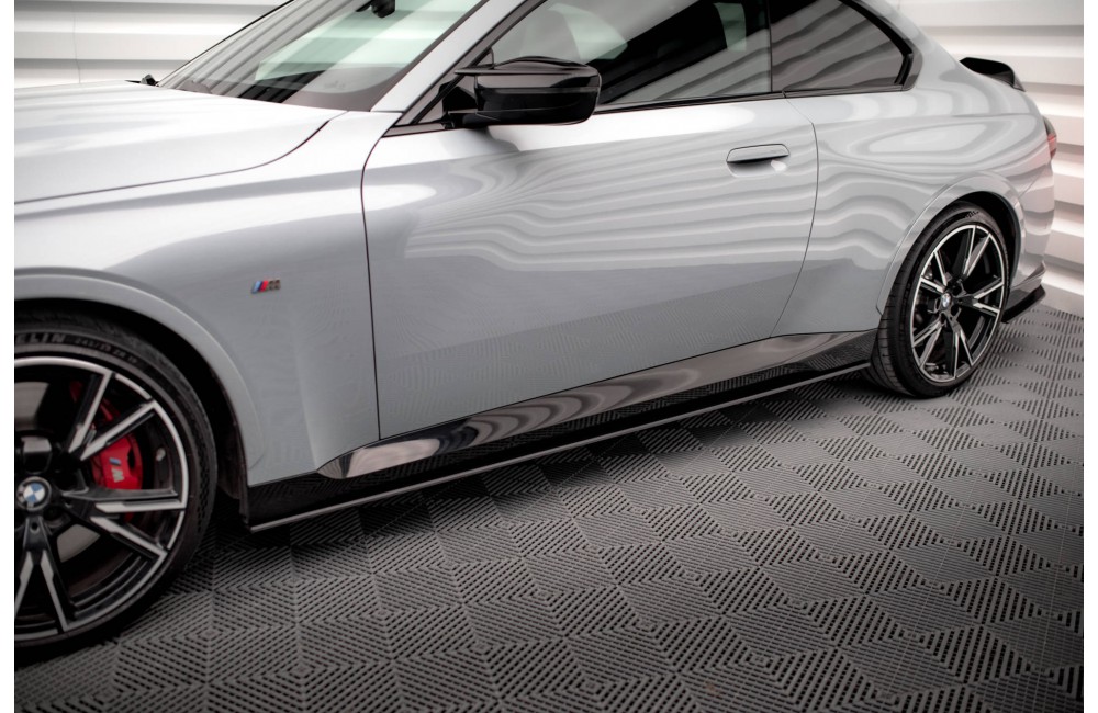 Street Pro Side Skirts Diffusers BMW 2 Coupe M-Pack / M240i G42 - Black Street Pro Side Skirts Diffusers BMW 2 Coupe M-Pack / M240i G42 - Black