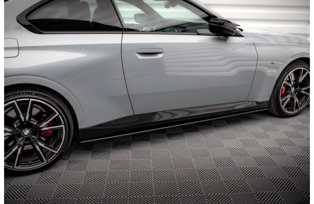 Street Pro Side Skirts Diffusers BMW 2 Coupe M-Pack / M240i G42 - Black Street Pro Side Skirts Diffusers BMW 2 Coupe M-Pack / M240i G42 - Black