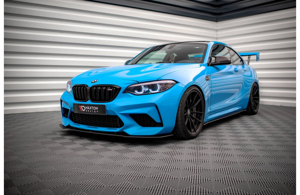 Street Pro Front Splitter BMW M2 Competition F87 - Black