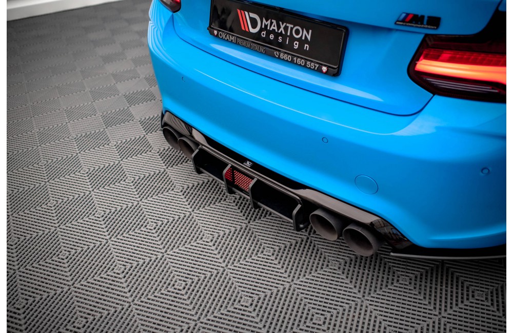 Street Pro Rear Diffuser BMW M2 F87 - Black