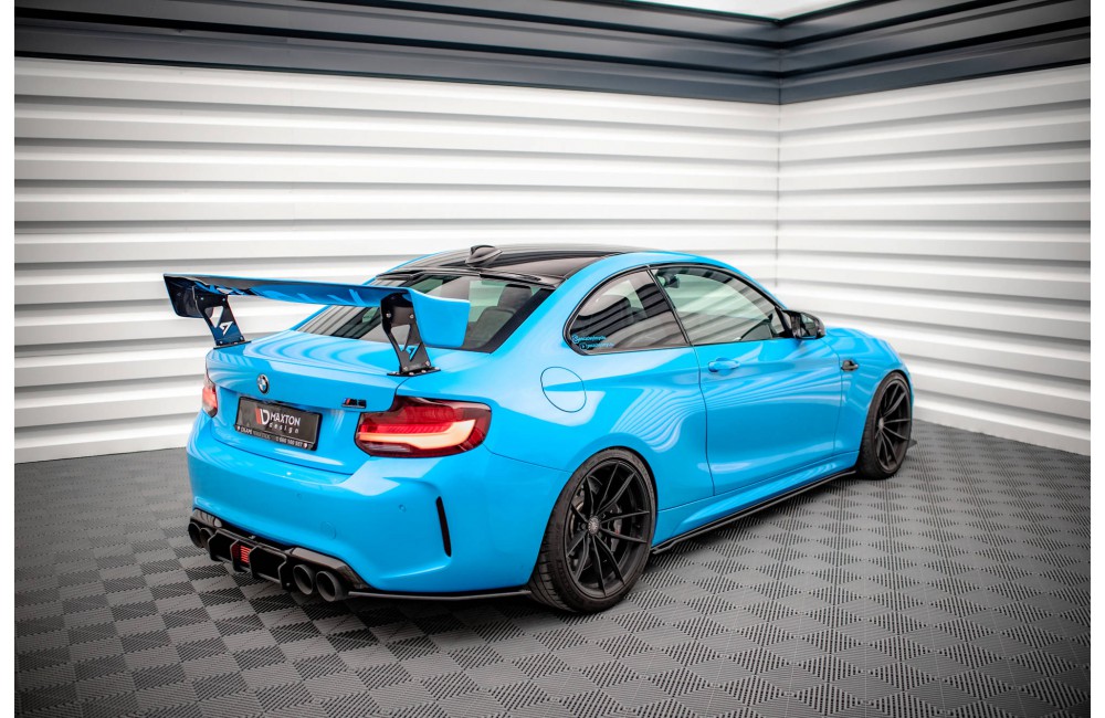 Street Pro Rear Side Splitters BMW M2 F87 - Black