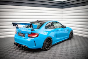Street Pro Rear Side Splitters BMW M2 F87 - Black