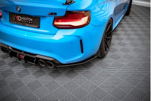 Street Pro Rear Side Splitters BMW M2 F87 - Black