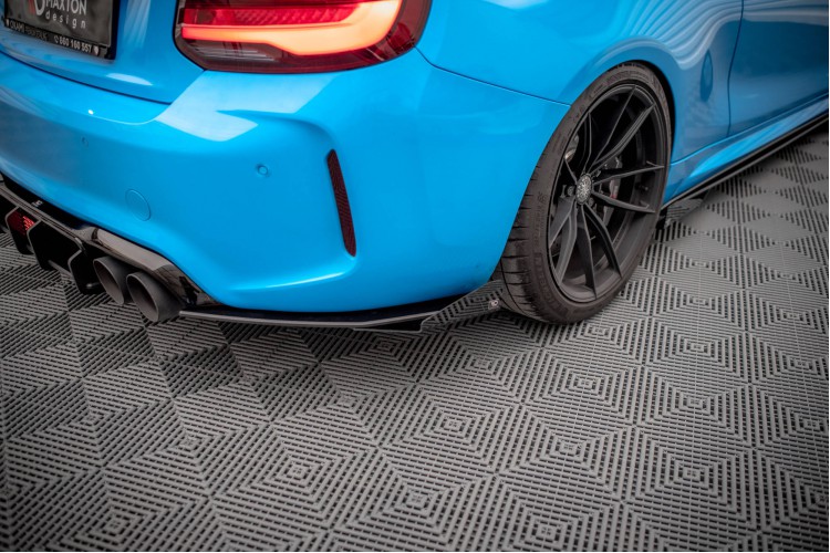 Street Pro Πίσω Πλευρικοί Splitters + Flaps BMW M2 F87