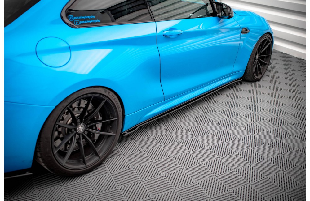 Street Pro Side Skirts Diffusers BMW M2 F87 - Black