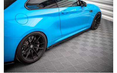 Street Pro Side Skirts Diffusers BMW M2 F87 - Black