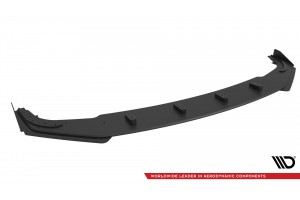 Street Pro Front Splitter + Flaps BMW 2 Coupe G42 - Black + Gloss Flaps