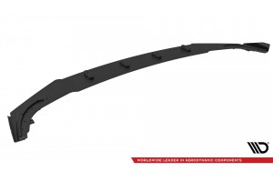 Street Pro Front Splitter + Flaps BMW 2 Coupe G42 - Black + Gloss Flaps