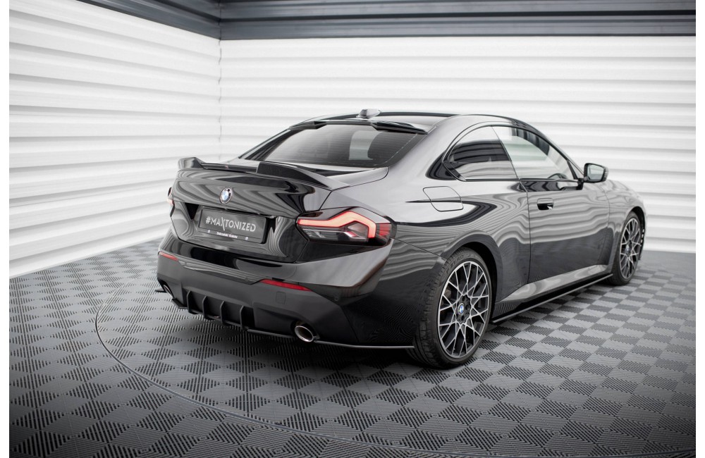 Street Pro Rear Side Splitters BMW 2 Coupe G42 - Black