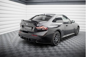Street Pro Rear Side Splitters BMW 2 Coupe G42 - Black