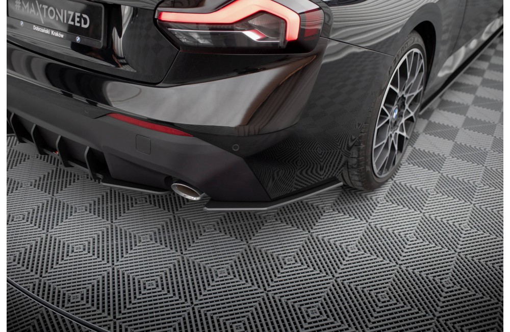 Street Pro Rear Side Splitters BMW 2 Coupe G42 - Black