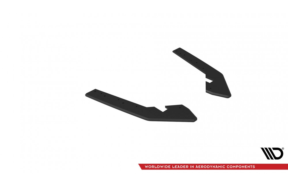 Street Pro Rear Side Splitters BMW 2 Coupe G42 - Black