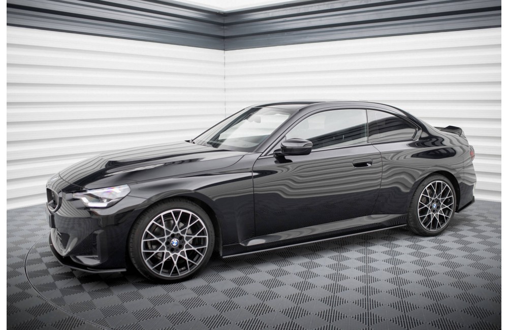 Street Pro Side Skirts Diffusers BMW 2 Coupe G42 - Black Street Pro Side Skirts Diffusers BMW 2 Coupe G42 - Black