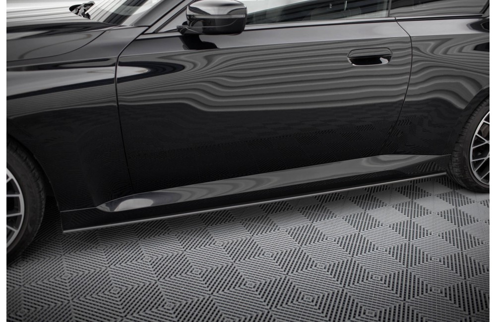 Street Pro Side Skirts Diffusers BMW 2 Coupe G42 - Black Street Pro Side Skirts Diffusers BMW 2 Coupe G42 - Black