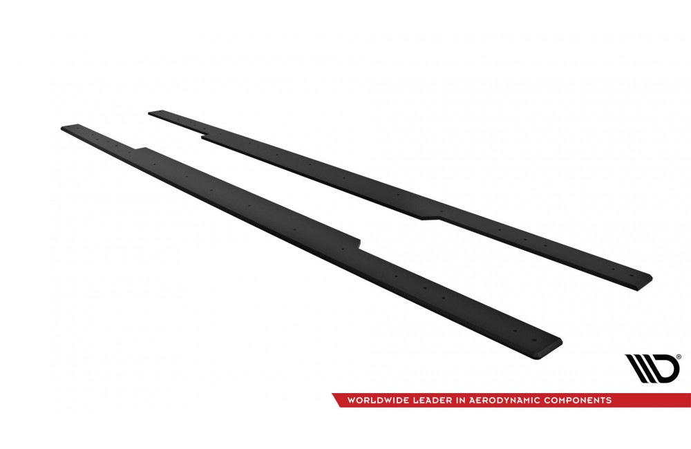 Street Pro Side Skirts Diffusers BMW 2 Coupe G42 - Black Street Pro Side Skirts Diffusers BMW 2 Coupe G42 - Black