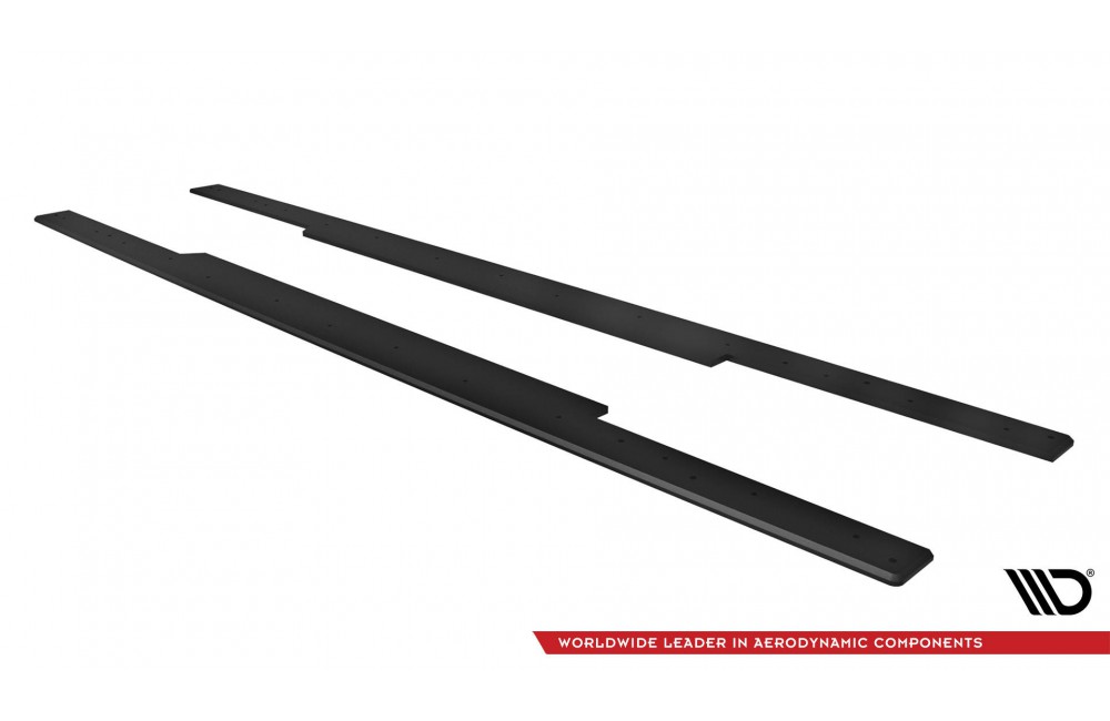 Street Pro Side Skirts Diffusers BMW 2 Coupe G42 - Black Street Pro Side Skirts Diffusers BMW 2 Coupe G42 - Black