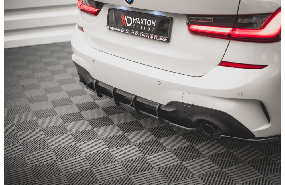 Street Pro Rear Diffuser BMW 3 G20 / G21 M-Pack - Black
