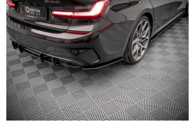 Street Pro Rear Side Splitters V.1 BMW M340i G20 / G21 - Black