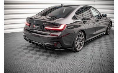 Street Pro Rear Side Splitters V.2 BMW M340i / M-Pack G20 / G21 - Black