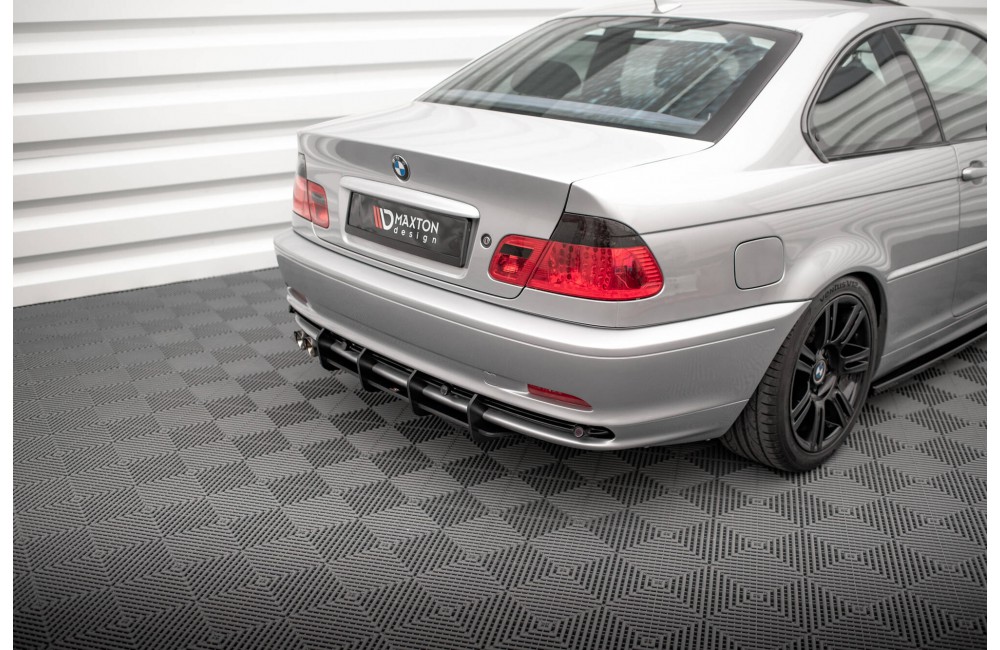 Street Pro Rear Diffuser BMW 3 Coupe E46 - Black