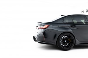 Street Pro Rear Side Splitters V.3 BMW M3 Sedan / Touring G80 / G81 - Black