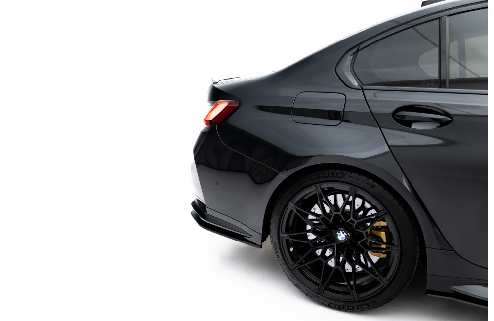 Street Pro Rear Side Splitters V.3 BMW M3 Sedan / Touring G80 / G81 - Black