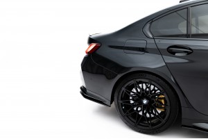 Street Pro Rear Side Splitters V.3 BMW M3 Sedan / Touring G80 / G81 - Black