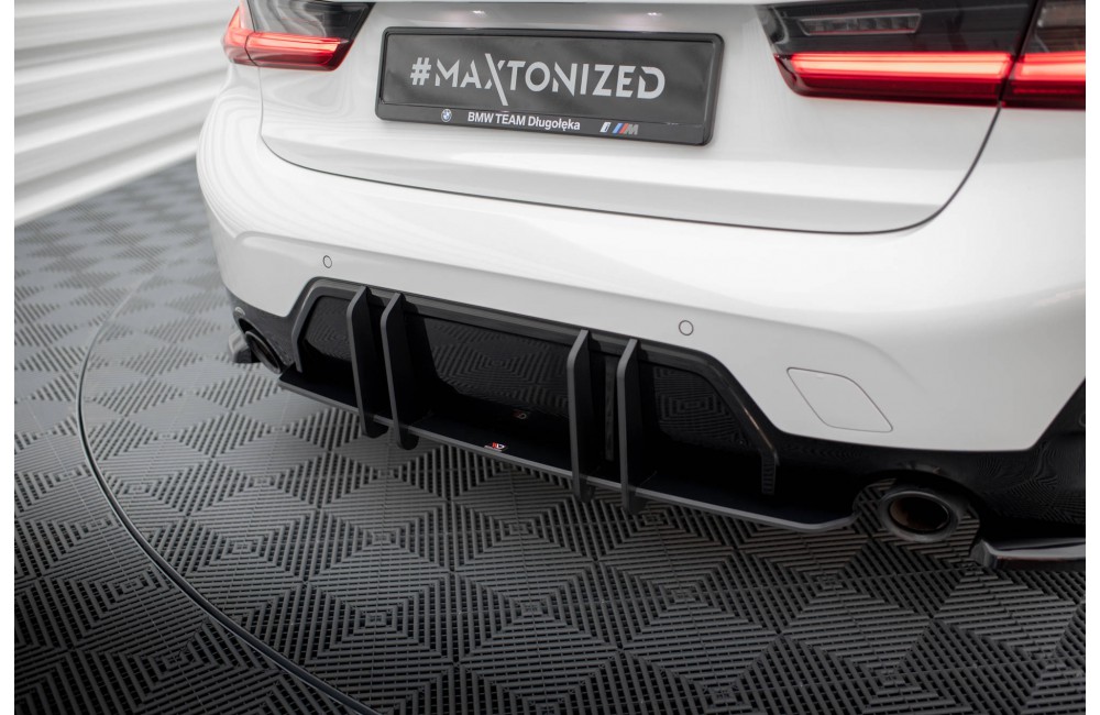 Street Pro Rear Diffuser BMW 3 M-Pack G20 / G21 Facelift - Black