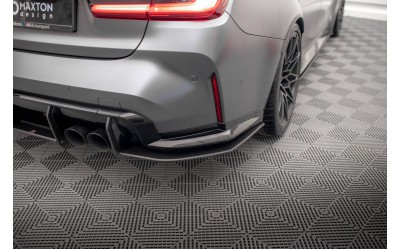 Street Pro Rear Side Splitters V.1 BMW M3 G80 - Black