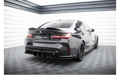 Street Pro Rear Side Splitters V.2 BMW M3 G80 - Black