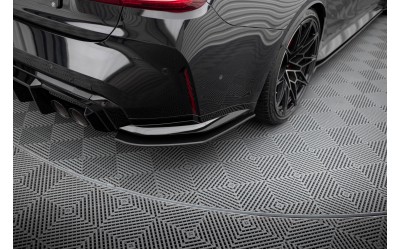 Street Pro Rear Side Splitters V.2 BMW M3 G80 - Black