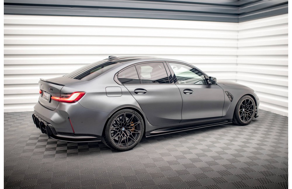 Street Pro Side Skirts Diffusers BMW M3 G80 - Black Street Pro Side Skirts Diffusers BMW M3 G80 - Black
