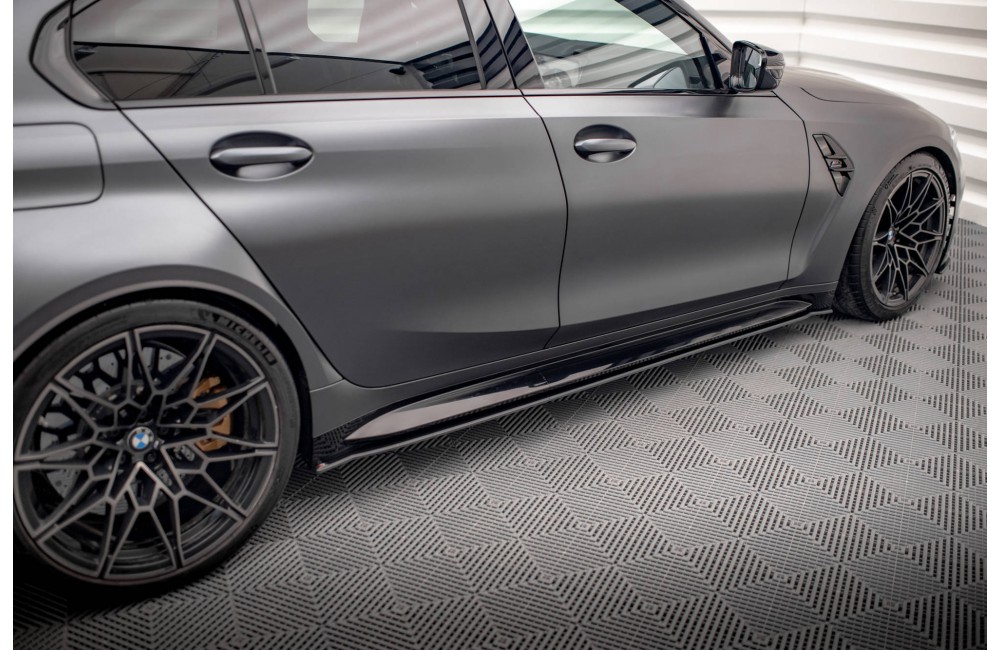 Street Pro Side Skirts Diffusers BMW M3 G80 - Black Street Pro Side Skirts Diffusers BMW M3 G80 - Black