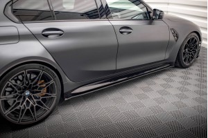 Street Pro Side Skirts Diffusers BMW M3 G80 - Black Street Pro Side Skirts Diffusers BMW M3 G80 - Black