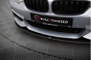 Street Pro Front Splitter BMW 4 Coupe / Gran Coupe / Cabrio M-Pack F32 / F36 / F33  - Black