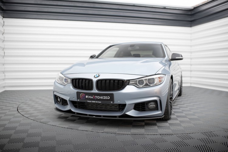 Street Pro Μπροστινός Splitter BMW 4 Coupe / Gran Coupe / Cabrio M-Pack F32 / F36 / F33