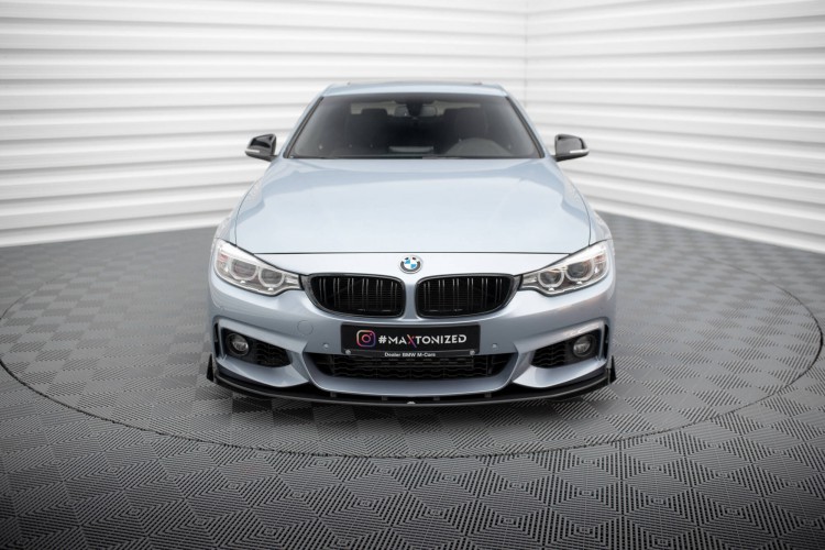 Street Pro Μπροστινός Splitter + Flaps BMW 4 Coupe / Gran Coupe / Cabrio M-Pack F32 / F36 / F33