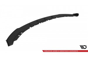 Street Pro Front Splitter + Flaps BMW 4 Coupe / Gran Coupe / Cabrio M-Pack F32 / F36 / F33  - Black + Gloss Flaps