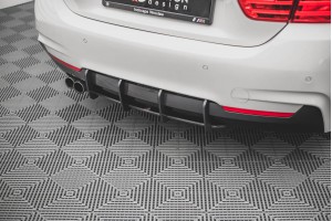 Street Pro Rear Diffuser V.1 BMW 4 M-Pack F32 - Black