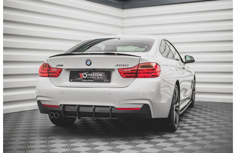 Street Pro Rear Diffuser V.1 BMW 4 M-Pack F32 - Black