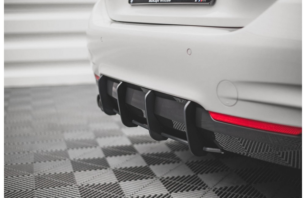 Street Pro Rear Diffuser V.1 BMW 4 M-Pack F32 - Black