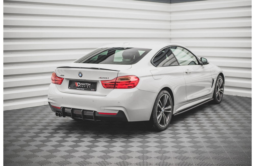 Street Pro Rear Diffuser V.1 BMW 4 M-Pack F32 - Black