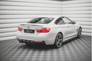 Street Pro Rear Diffuser V.1 BMW 4 M-Pack F32 - Black